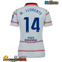Camisa de Futebol Atletico Madrid Marcos Llorente #14 Equipamento Alternativo Mulheres 2026-27 Manga Curta